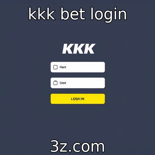 kkk bet login | Evolução da experiência do usuário em plataformas de jogos