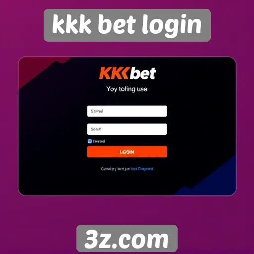 kkk bet login | Interface do usuário do kkk bet login em foco